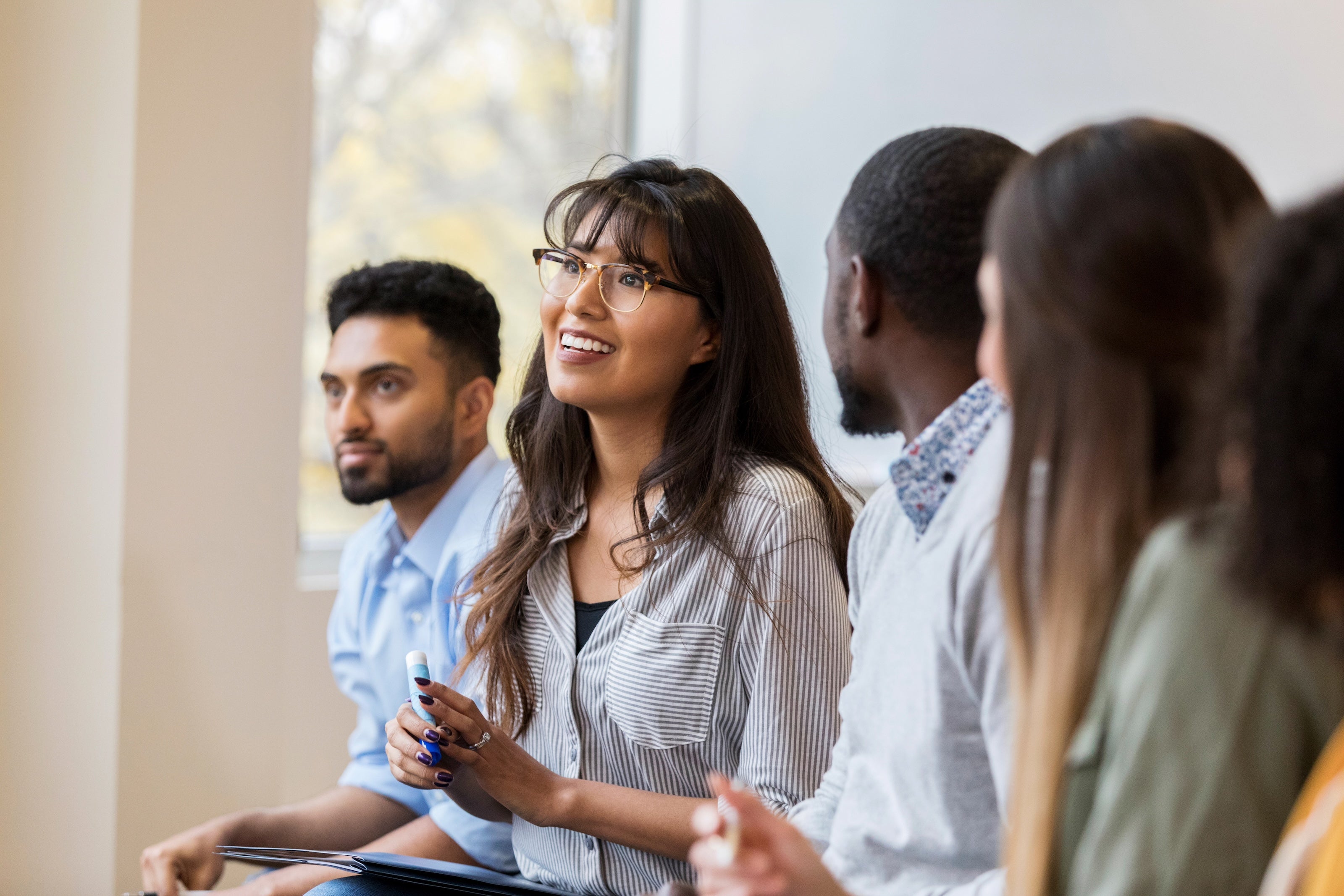 Supportive environment for sharing questions, challenges, and ideas.